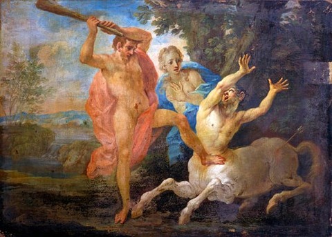 Hercules, Nessus, Deianira, by Unknown Roman Artist, 18th