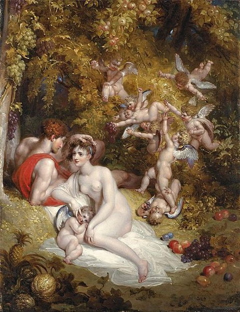 The myth of Vertumnus and Pomona by Richard Westall, early 19th