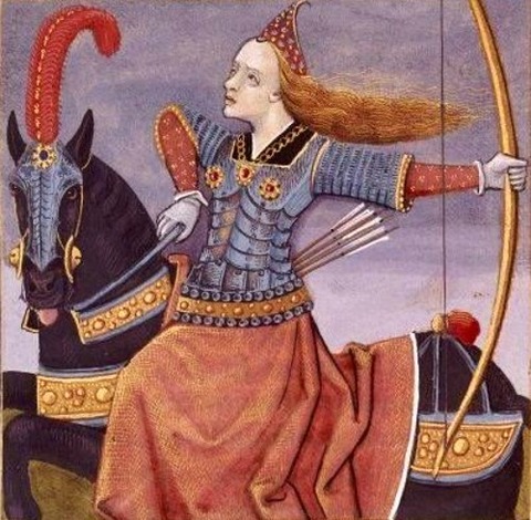 La reine Penthésilée Des cleres et nobles femmes 1488