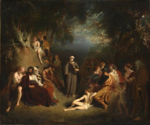 Sir Thomas Lawrence Homer Reciting his Poems 1790