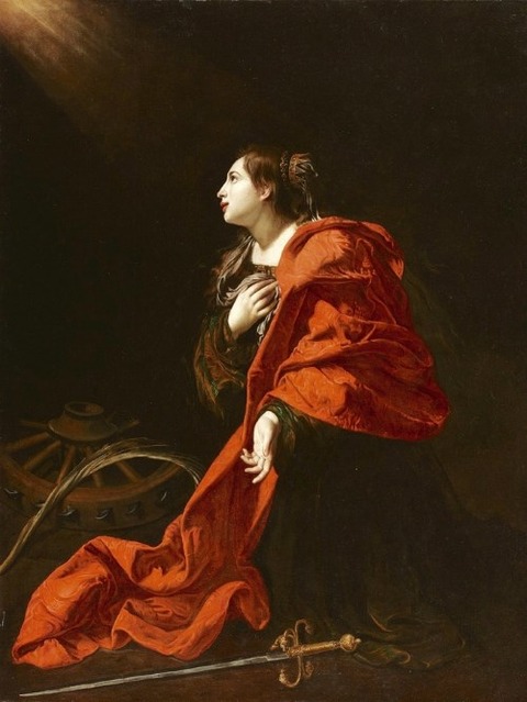 Bartolomeo Cavarozzi Santa Catalina de Alejandría