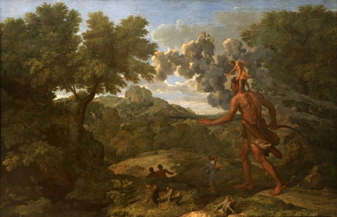 Poussin Paysage avec Orion aveugle cherchant le soleil 1658