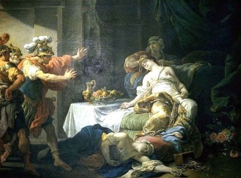 Death of Cleopatra by Louis Lagrenée (1725–1805)