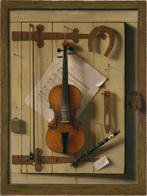 William Michael Harnett Still life Violin and Music 1888