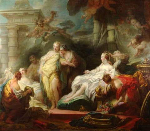 Psyche showing Sisters Gifts from Cupid Jean-Honoré Fragonard