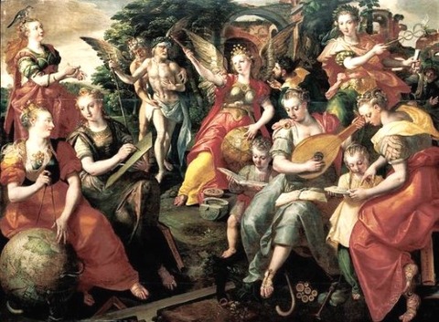 Maarten de Vos - Seven Liberal Arts (1590)