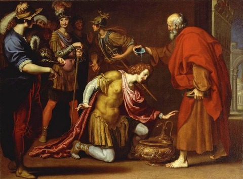 The Baptism Of Saint Paul  Lorenzo Lippi
