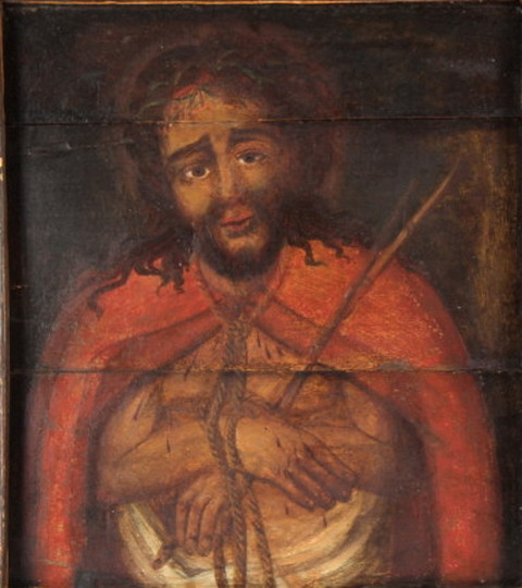Antique 18th Century Christ Portait