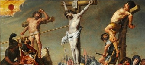 Gerard de la Vallee Longinus piercing Christ’s side a spear -