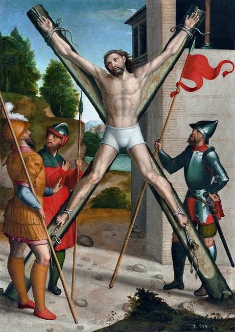 CrucifixionSaint Andrew Juan Correa de Vivar 1540–45