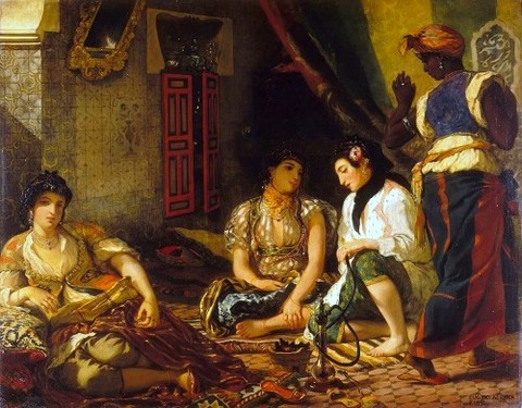 ドラクロワ アルジェの女たち 1834