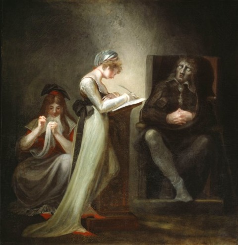 Henry Fuseli Milton Dictating to his Daughter, 1794