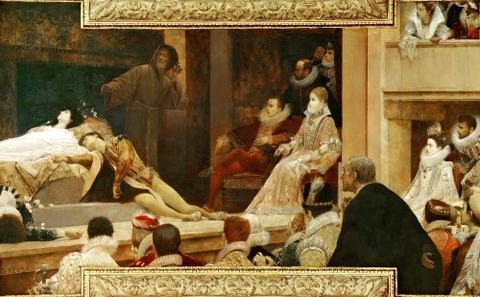 Theatre of Shakespeare (Detail), 1886 - Gustav Klimt