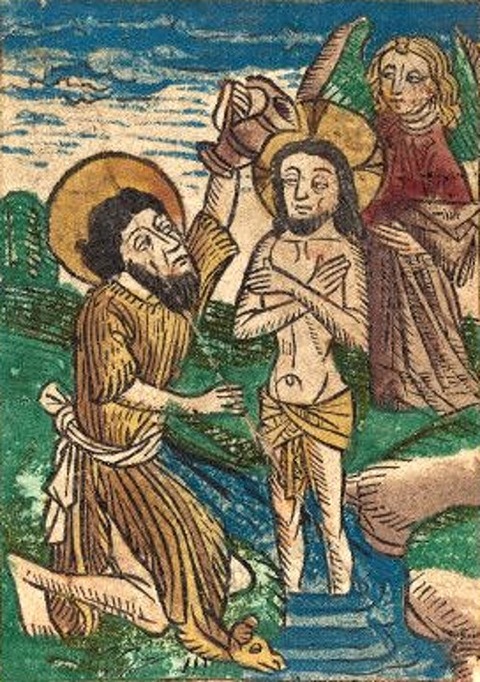 German 15th Century Baptism 1490