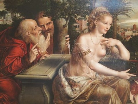 Jan Massys (1509-1575), Susanna and the Elders (1564)