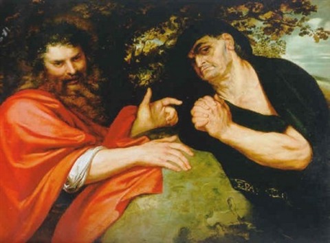 democritus and heraclitus by peter paul rubens