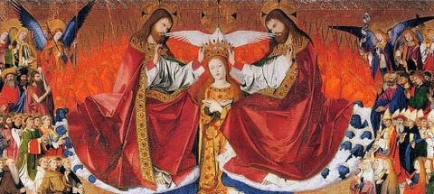 Enguerrand Charonton Coronation of Mary 1454 -