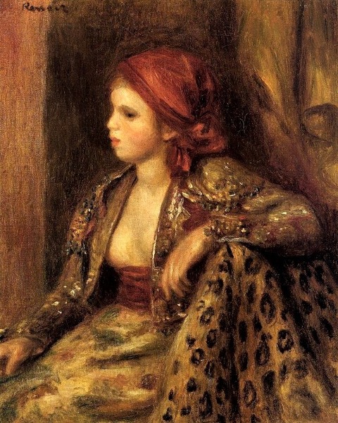 Odalisque 1895 ルノワール