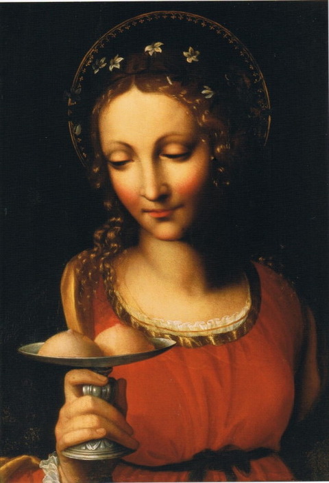 Bernardino Scapi St Agata 1520  Galleria Borghese