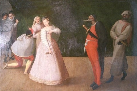 troupe_Gelosi 16th-century Flemish painting