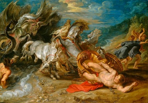 The Death of Hippolytus  Peter Paul Rubens 1611