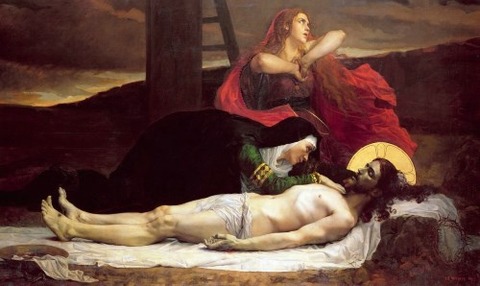 Christ Taken down from the Cross, Jean-Joseph Weerts 1875