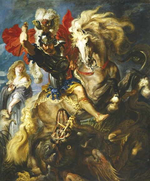 Rubens San Jorge el Dragón 1605-