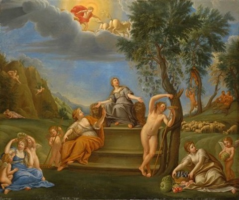 cybele ceres, flora bacchus francesco albani 1578-1660