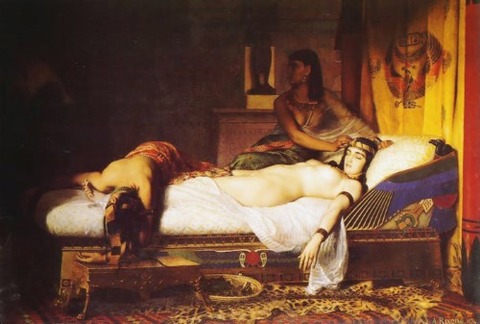 Jean André Rixens The Death of Cleopatra