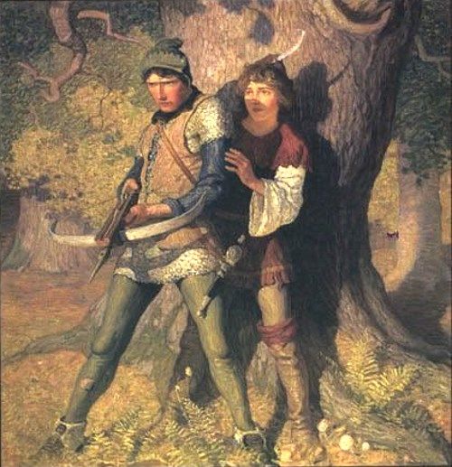 イギリスの伝説的英雄 ロビン フッドの絵画12点 弓の名手であり 義賊集団の首領 メメント モリ 西洋美術の謎と闇