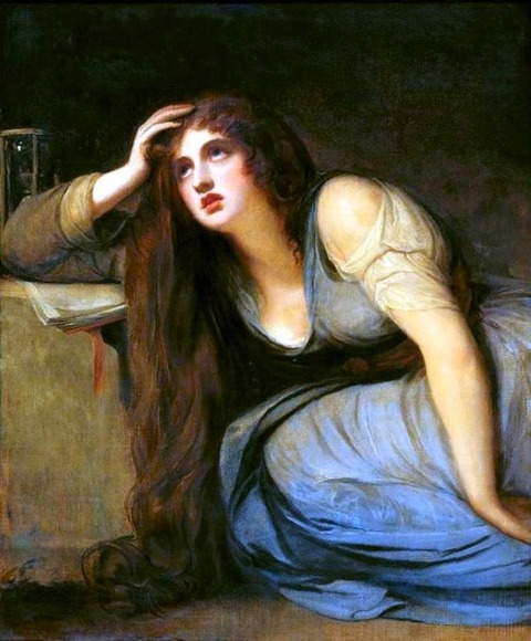 Lady Emma Hamilton penetant Magdalene George Romney