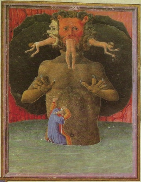 Lucifer, Dante’s Divina Comedia in the version