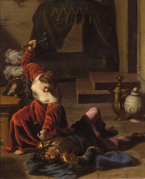 Jael and Sisera Alessandro Turchi