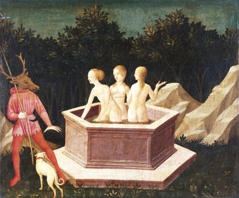 Detail of Diana and Actaeon by Domenico Veneziano