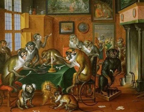 Abraham_Teniers_Tabakskollegium_van_apen
