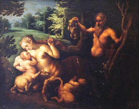The Centaurs Family by Ignoto Fiammingo 17th