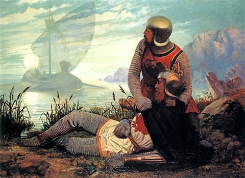 The Death of Arthur, by John Garrick 1862