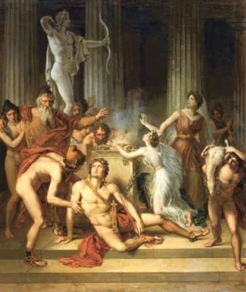 Circle of Pierre-Narcisse, Baron Guerin Death of Achilles 1820