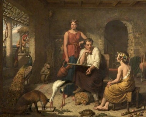 Aesop Composing His Fables Charles Landseer