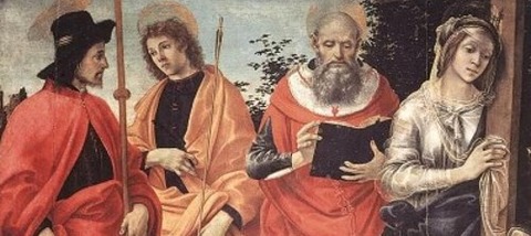 Filippino Lippi Four Saints Altarpiece art painting2