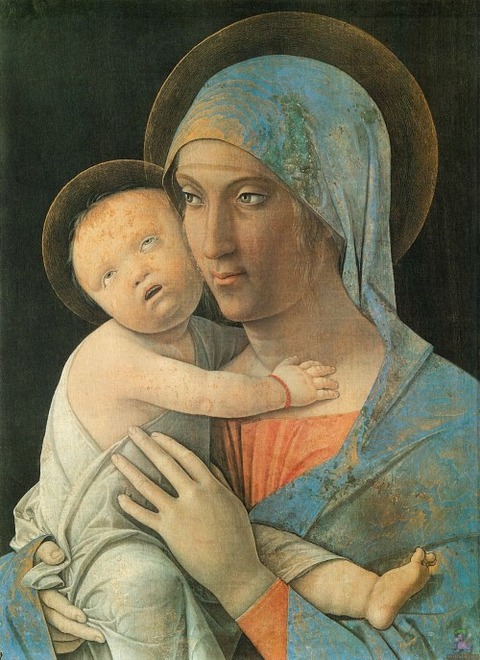 virgin-and-child-1495 Andrea Mantegna