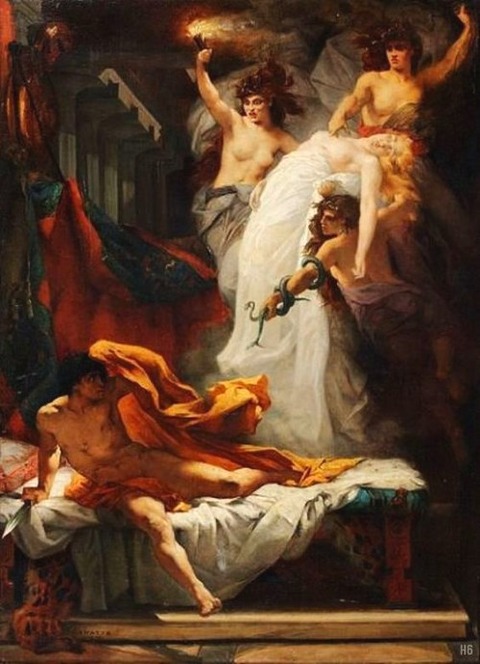 Orestes Furies Jacques Francois Ferdinand Lairesse