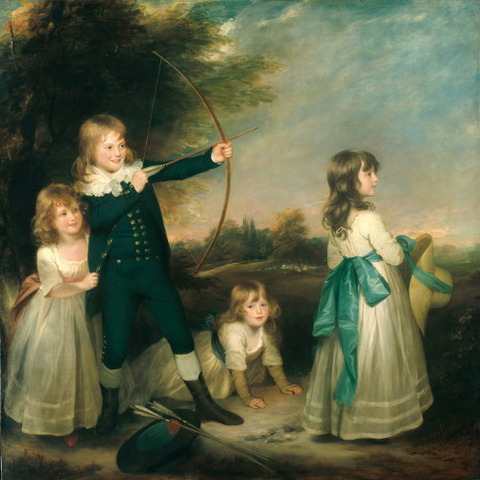 William Beechey The Oddie Children, 1789