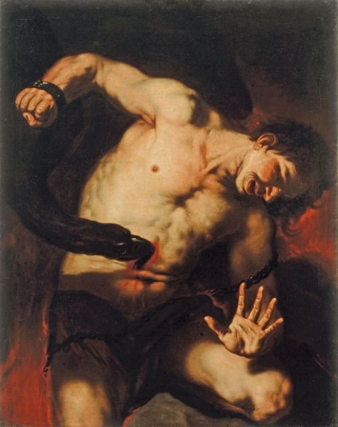 Prometheus, by Luca Giordano (1666)