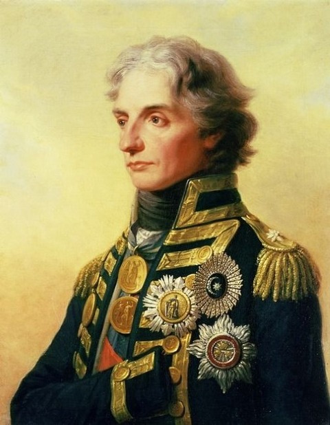 Portrait of Lord Horatio Nelson by Friedrich Heinr