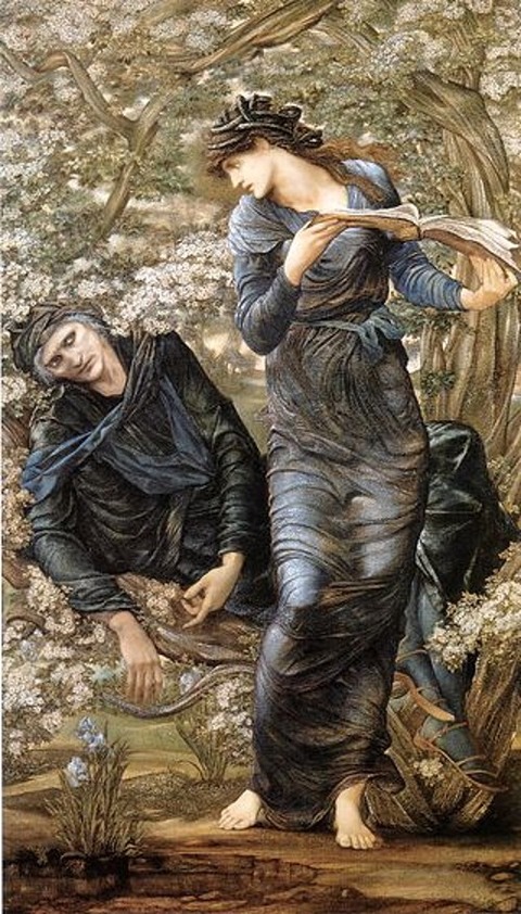 Nimue, Lady Lake Beguiling of Merlin Edward Burne-Jones