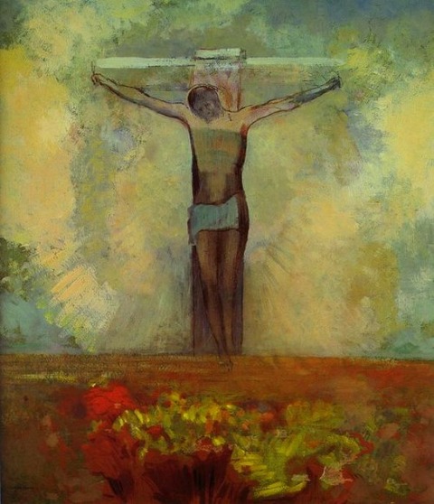 Redon - Christ en croix