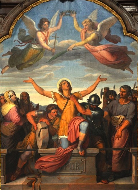Schultz's 19th-century Martyrdom of St. Florian