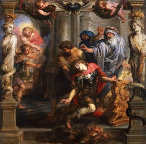 Death of Achilles Peter Paul Rubens 1630-35