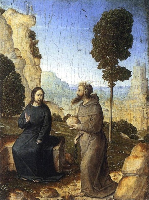 Juan de Flandes The Temptation of Christ 1500